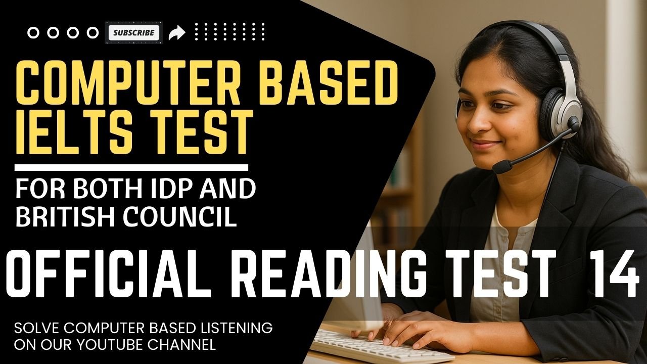 Real Exam Reading Test 14